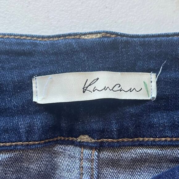 Kancan Dark Wash Distressed Jean Jegging Size 26 - Picture 3 of 12